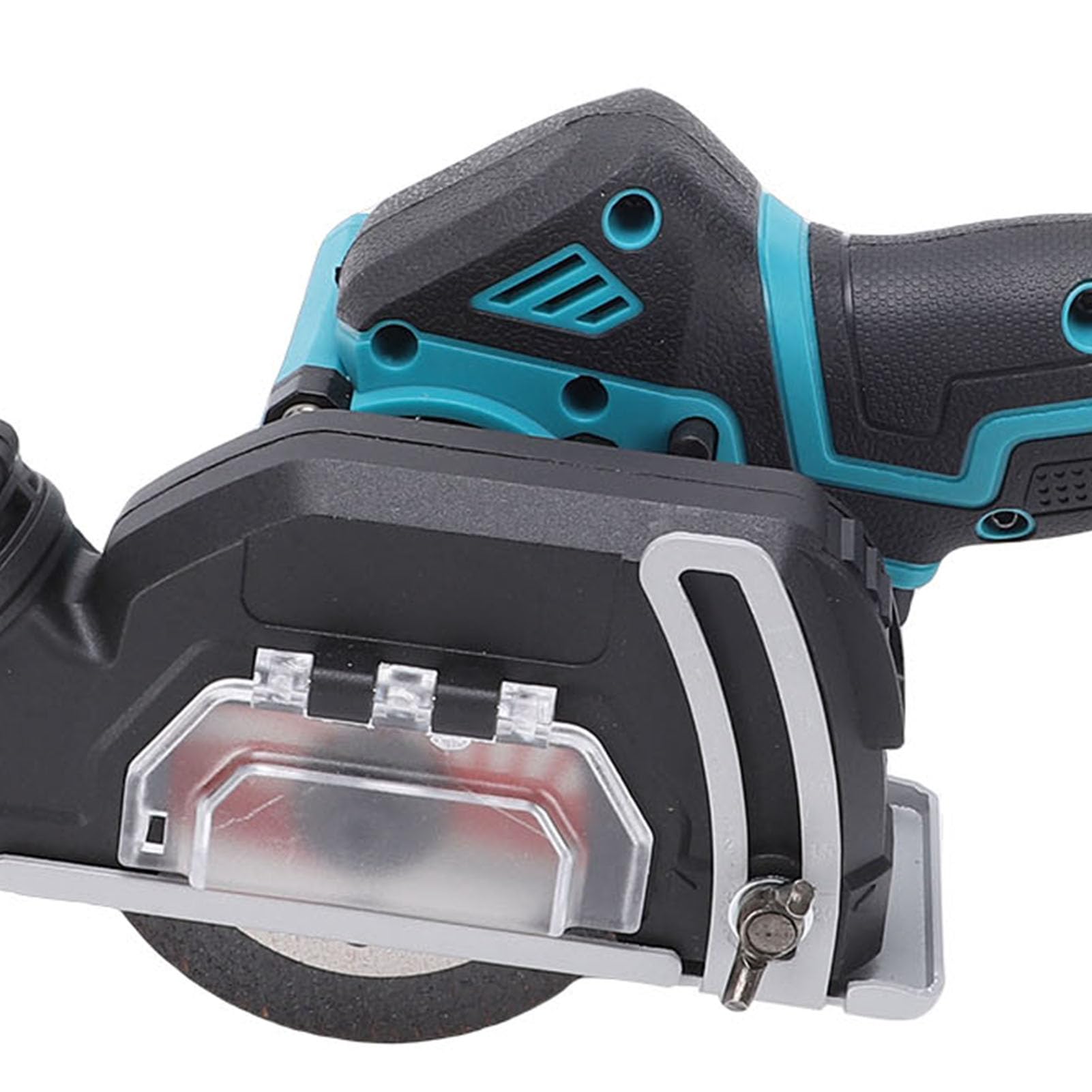 VBESTLIFE Sierra Circular Pequeña Inalámbrica Compacta Eficiente para Reparaciones del Hogar con Motor sin Escobillas para Soldadores Carpinteros Electricistas 3 Pulgadas 800 W 19000 RPM ABS