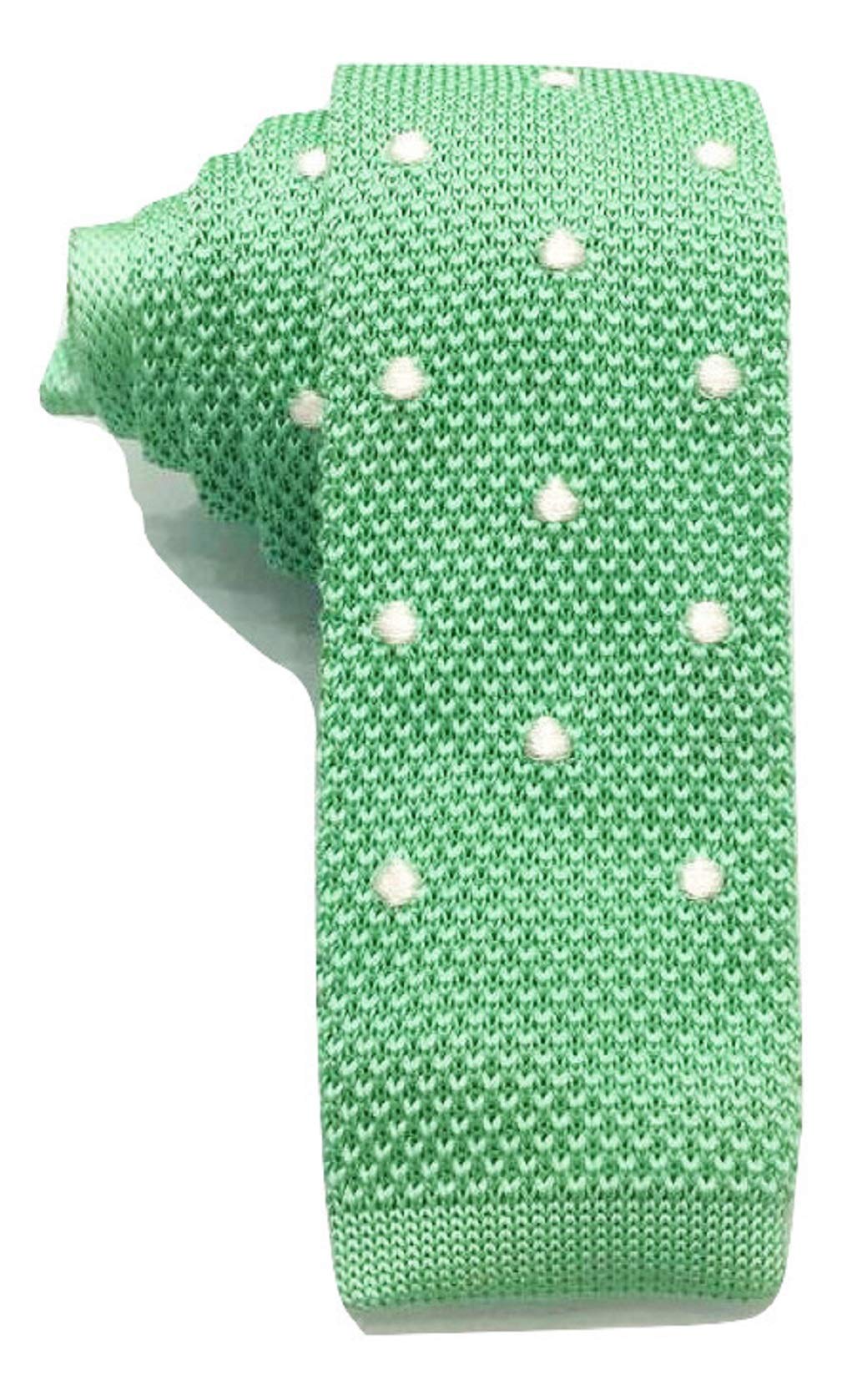 L&L® Men's Fashion Polka Dot Knit Knitted Tie Slim Skinny