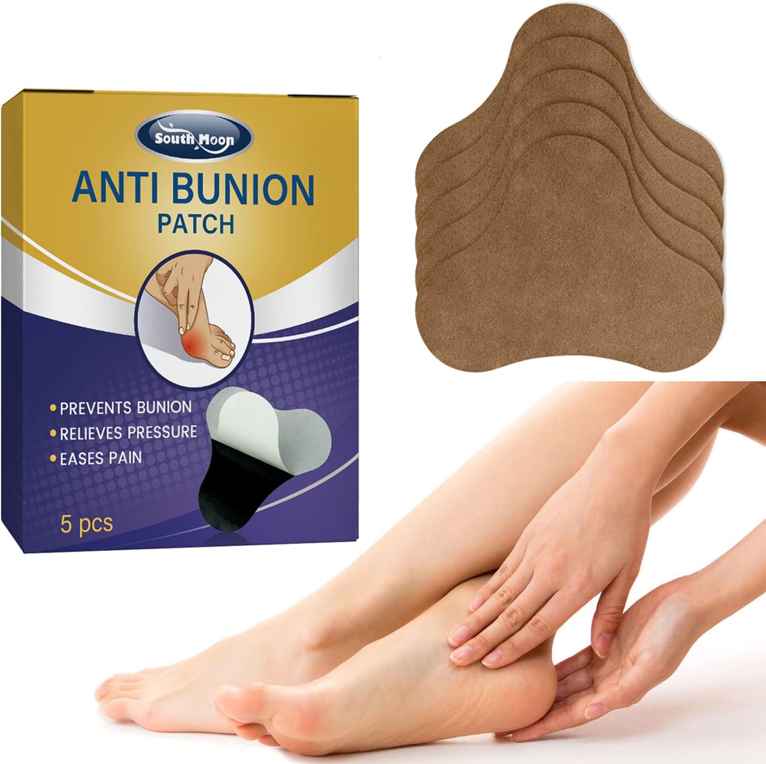 Strongjoints Anti Bunion Patch, Strongjoints Bunion Relief Patch, Bunion Pads, Bunion Corrector Relief (10)