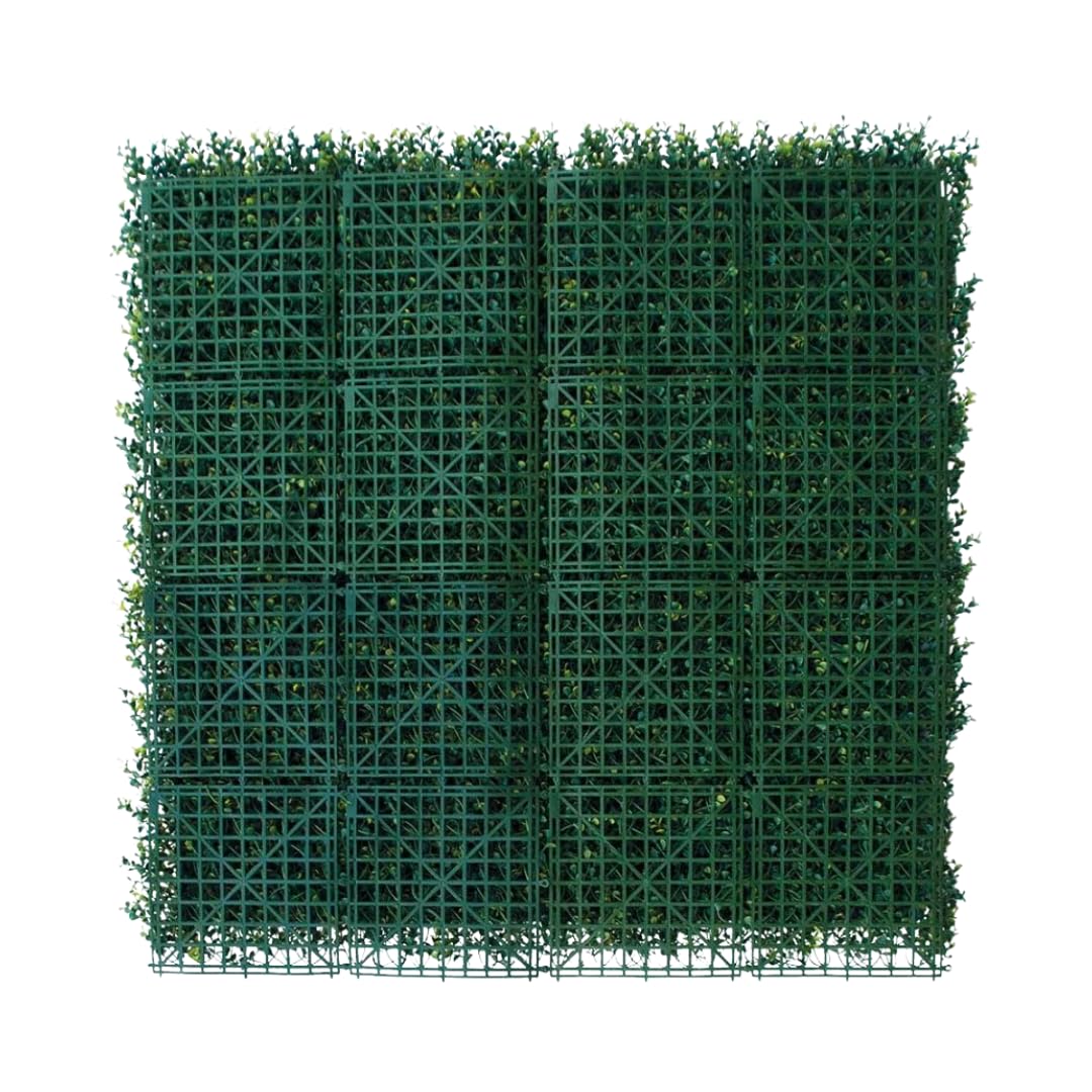 Jardín Vertical Artificial | Jardín Misterioso | Panel Vegetal Artificial 100 x 100 cm, Verde, HDPE, Garantía UV | Ideal para Paredes, Recepciones y Terrazas