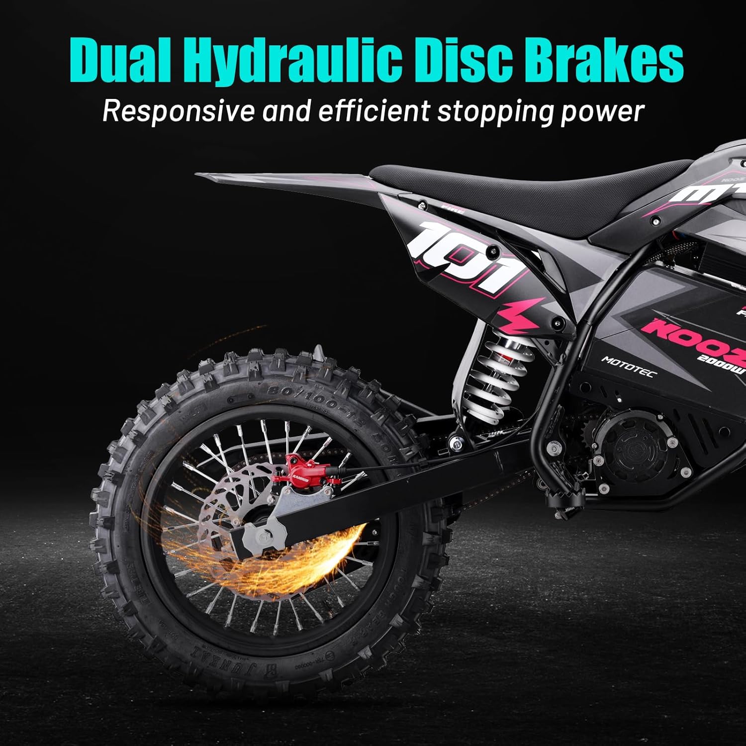KOOZ HP115E Dual Hydraulic Disc Brakes