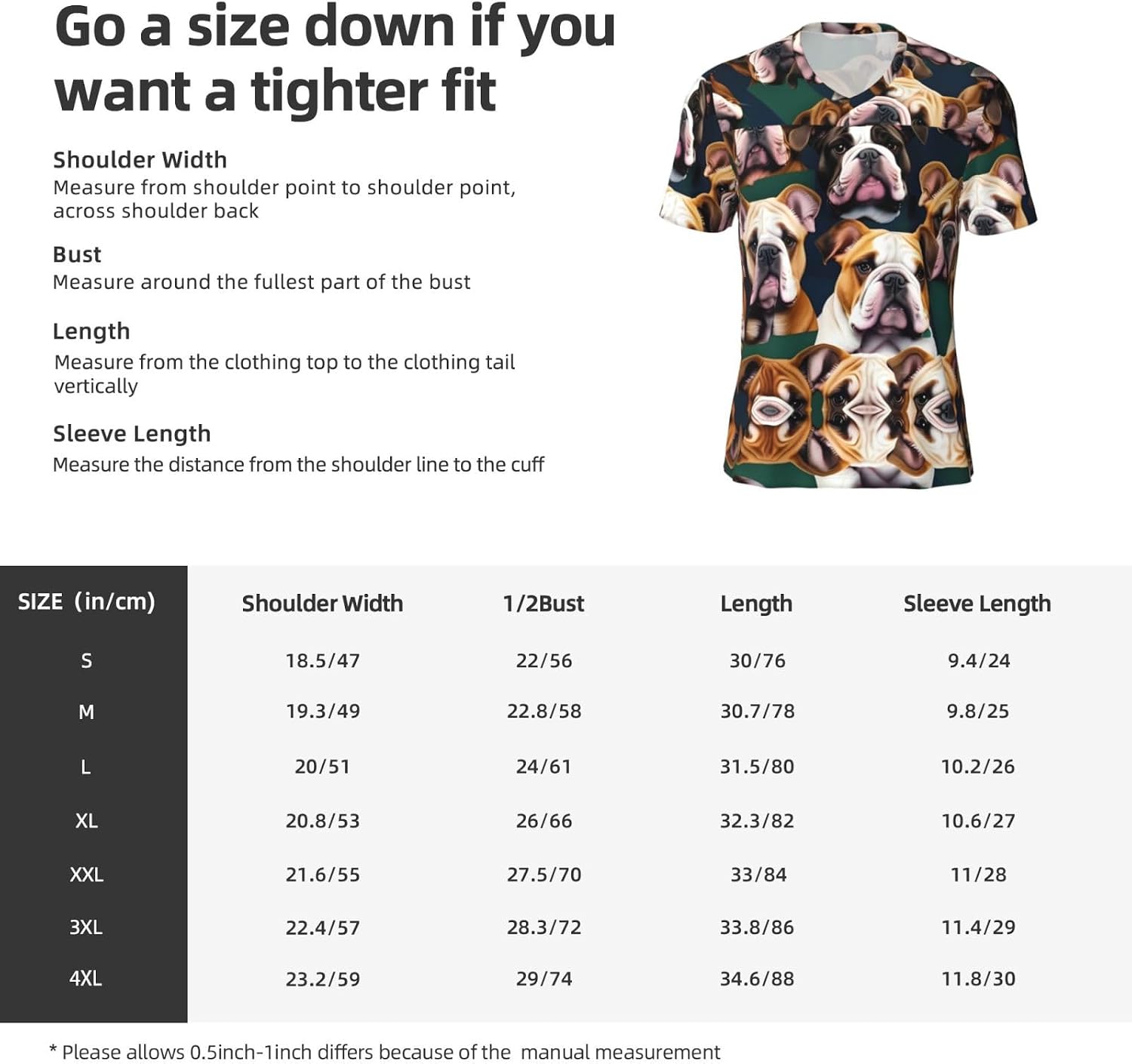 Cute English Bulldog Rugby Football Jersey for Men, Comfortable V-Neck Loose Fit Top for Team Sports Athletics