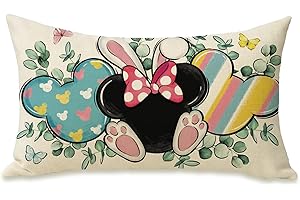 Easter Cartoon Mickey Mouse Pillow Cover