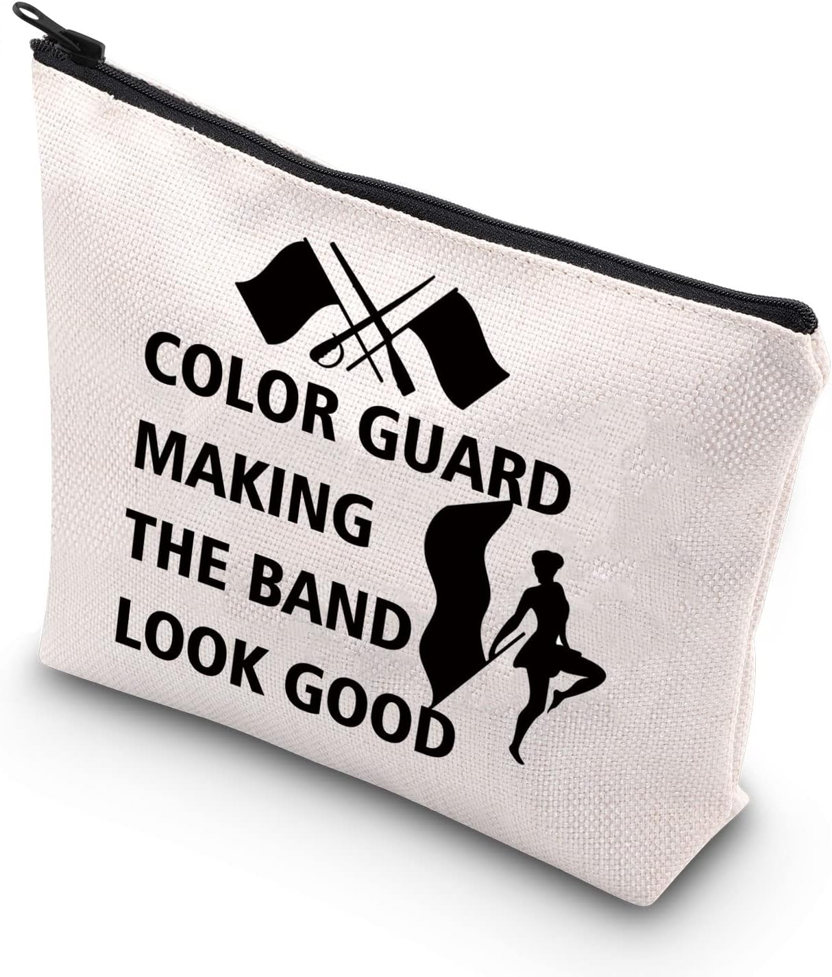 BDPWSS Color Guard Makeup Bag Flag Girl Gift Color Guard
