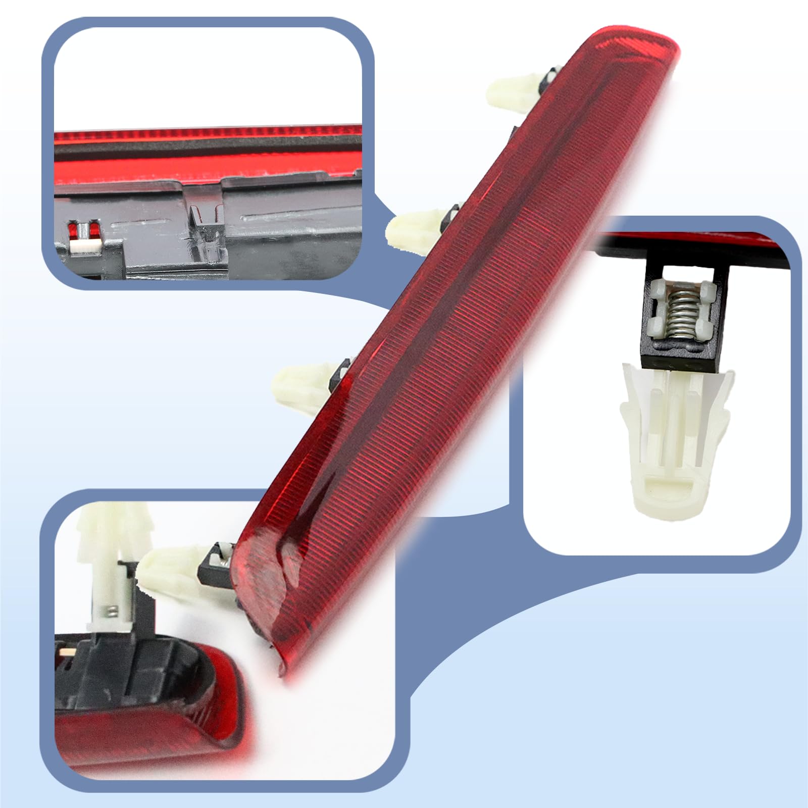 Terza luce stop 8p4945097c Luce freno ausiliaria per auto ad alta luminosità luce freno posteriore per A3 8p Sportback S3 RS3 2004-2012