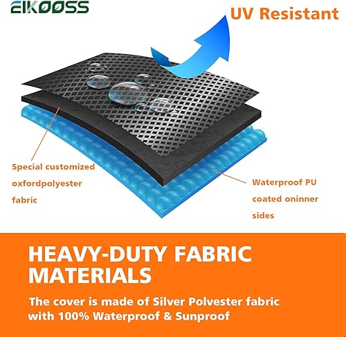 Miniatura 6 de Paquete de 2 fundas para lavadora y secadora, funda portátil para lavadora con diseño de cremallera, a prueba de polvo, impermeables, para lavadora