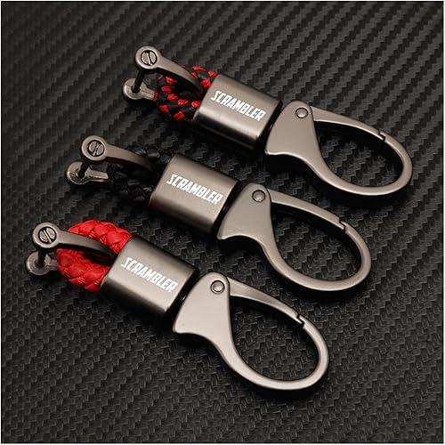 Miniatura 2 de Llavero de metal para Ducati Scrambler 400 800 1100, llavero de metal, anillos de cuerda, accesorios de motocicleta 2023