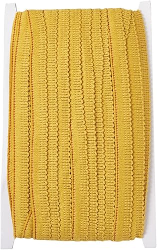 Miniatura 10 de 27.34 yardas9.8in marrón coco, flecos de poliéster, borde de encaje, 58 pulgadas de ancho, cintas trenzadas de algodón con tarjeta de papel, borde