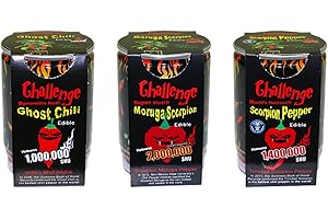 Pepper Plant Trio - Ghost Chili, Scorpion and Moruga Scorpion