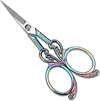 Vista 1 de Tijeras de bordado para detalles: tijeras pequeñas de punta afilada para costura, manualidades, obras de arte, hilo de costura, tijeras de hilo