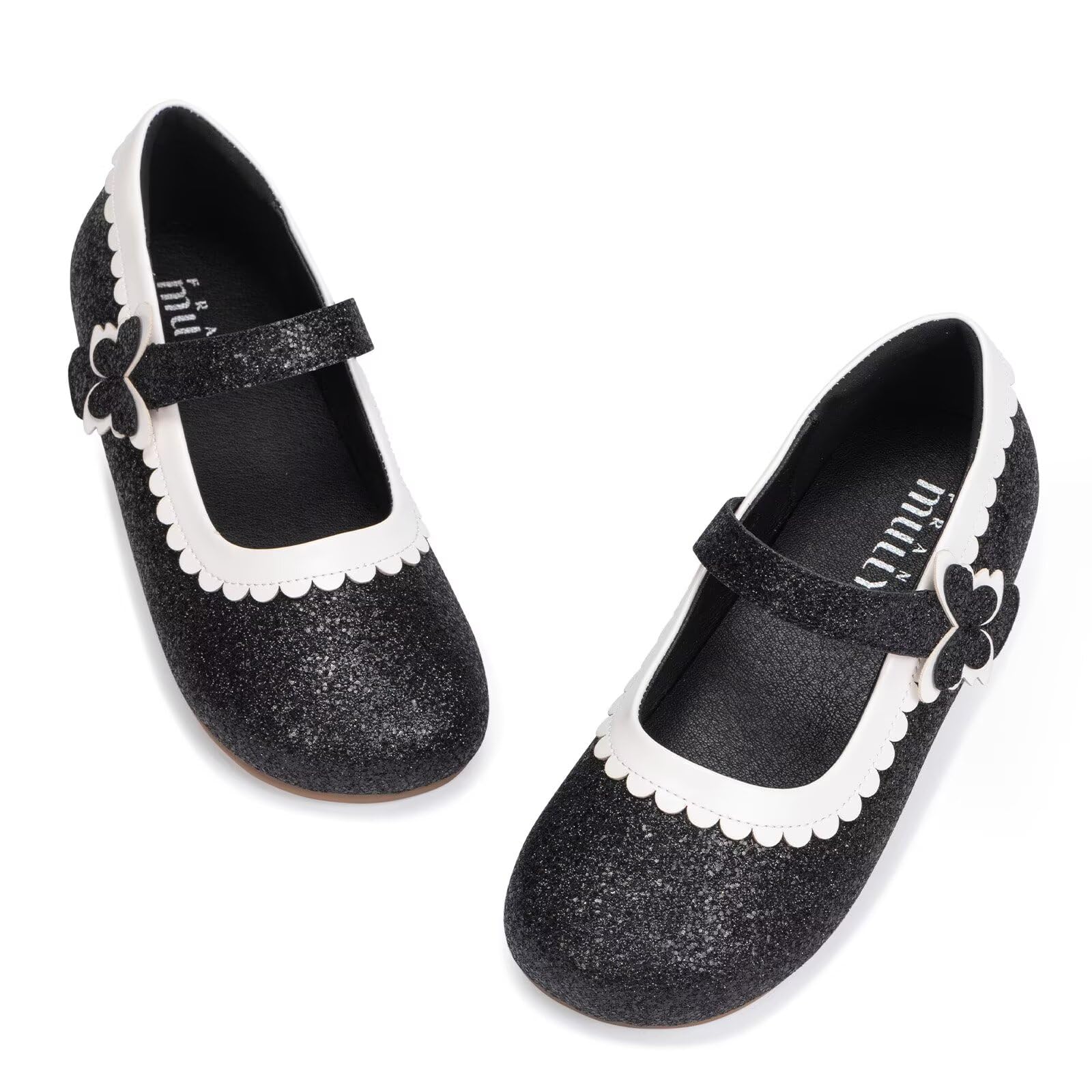 Frank Mully Damen Pumps mittlerer niedriger Absatz Fliegenge