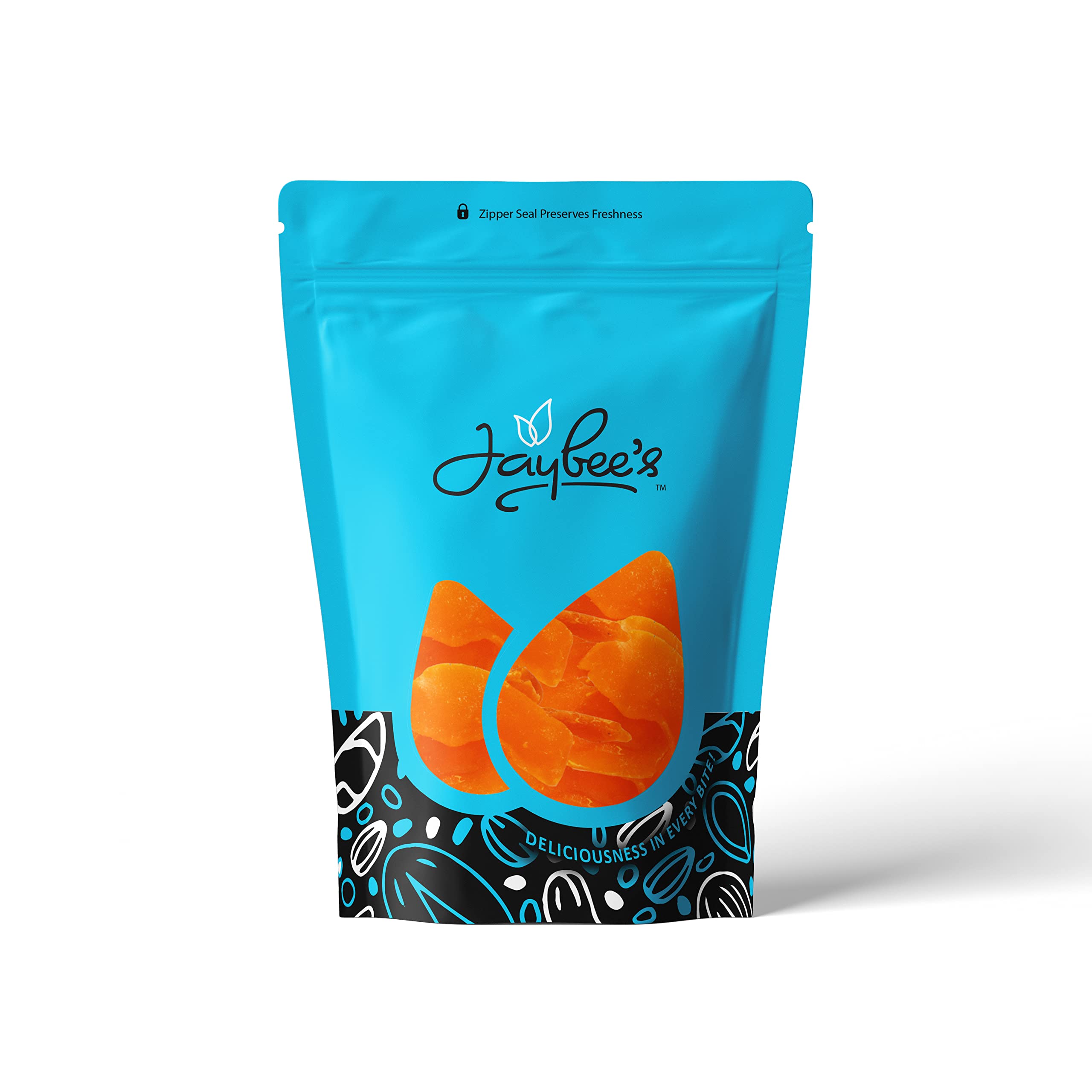 Dried Papaya Slices - 15 oz Resealable Pouch | Sweetened Dehydrated Tropical Dry Fruit Snack | Car snacks for Road Trips, Hiking | Kosher | Jaybee's Nuts and Dried Fruit