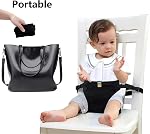 Siège haute chaise Harness Portable Salle à manger Siège de sécurité avec sangle pour accessoires de voyage