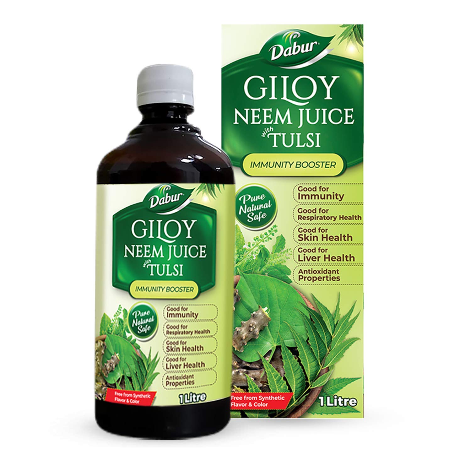 Giloy Neem Juice with Tulsi: 100% Ayurvedic Health Juice -1L (Pack of 2) (B08RSKCYC8) Amazon Price History, Amazon Price Tracker