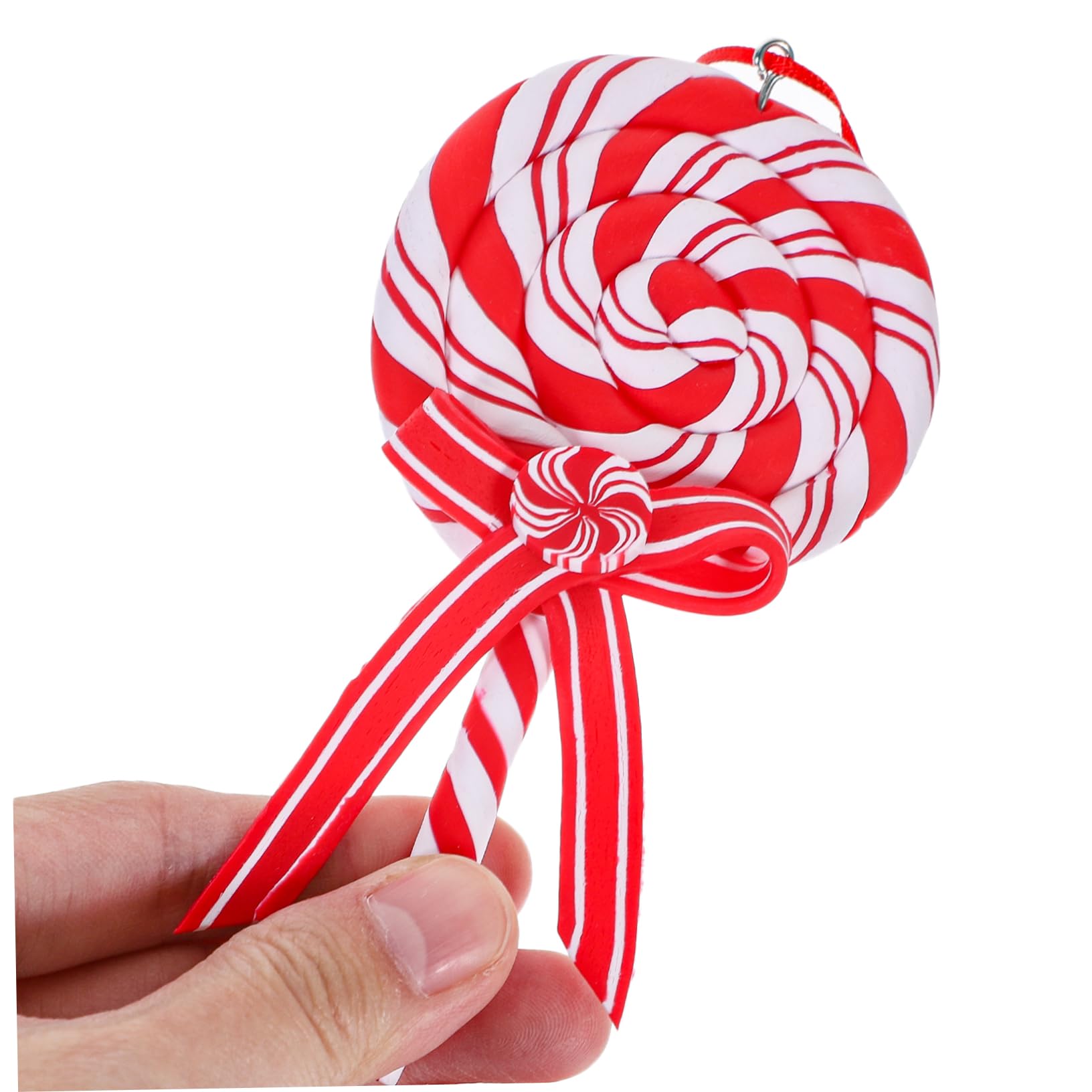 Ciieeo 10 STK Weihnachtsbaum-Anhänger weihnachtsbaumdeko weihnachtsbäume geschmückt Zuckerstange zum Aufhängen weihnachtslutscherverzierungen Weihnachtssüßigkeit Weihnachtsdekorationen