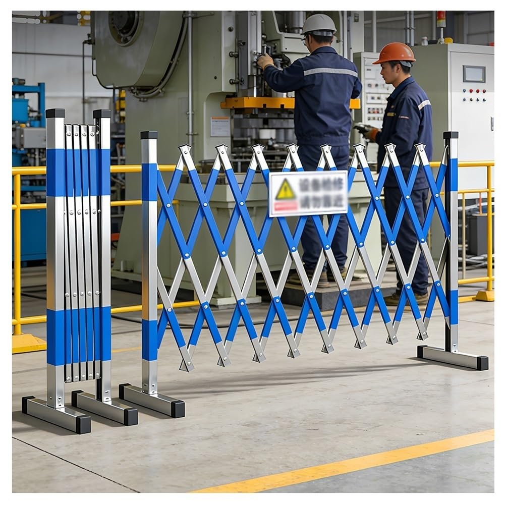 Barrière extensible pour interdire l'accès aux zones dangereuses et chantiers de centres