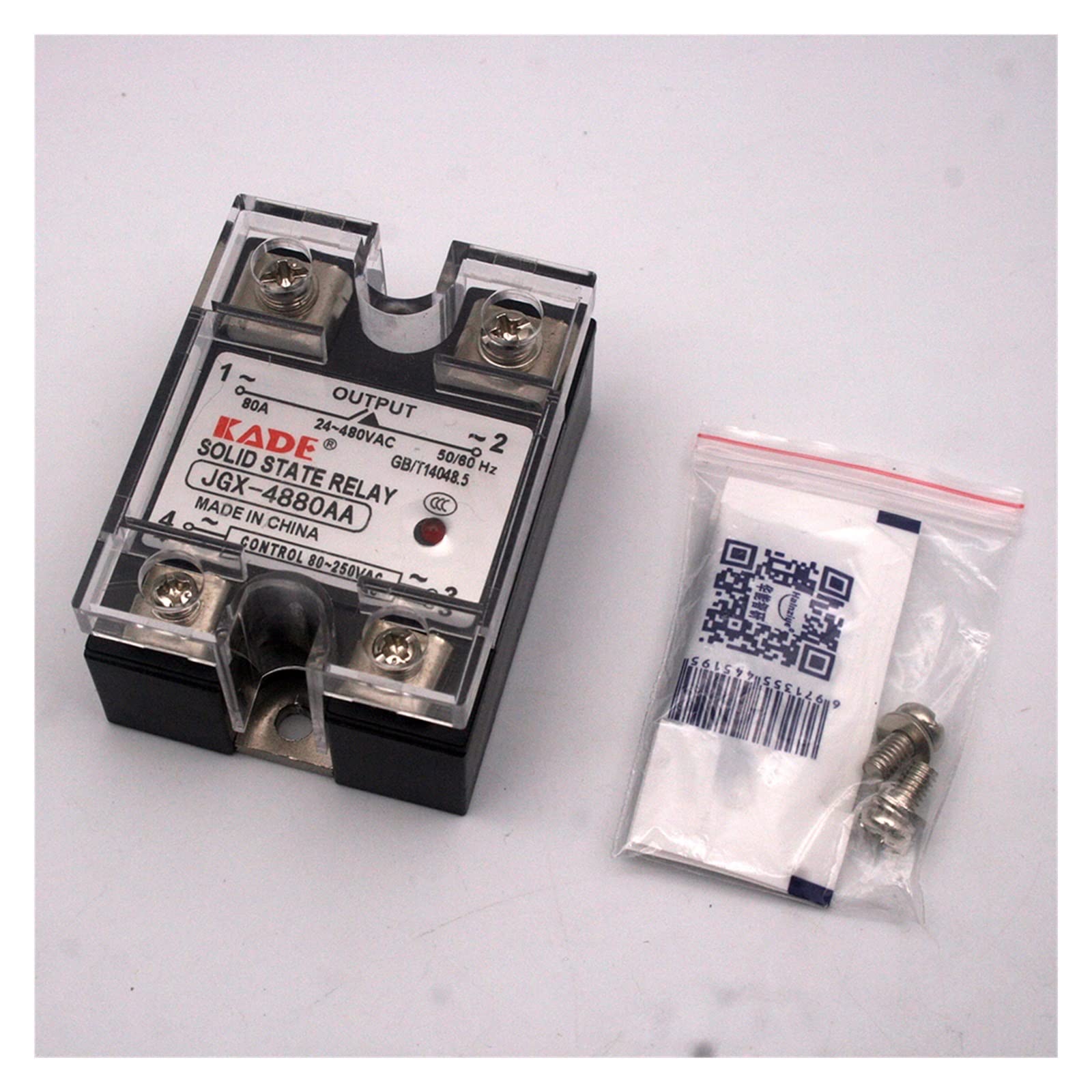 Relé de estado sólido AC SSR monofásico Jgx-75AA para control automatizado AC