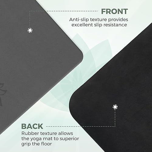 Miniatura 6 de Esterilla de yoga Esterilla de yoga Esterilla de ejercicio y fitness para hombres y mujeres con correa de transporte