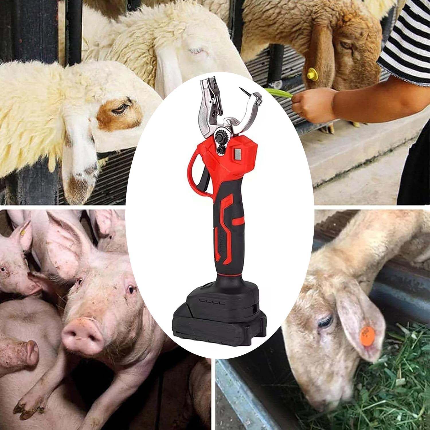 Alicates Para Crotales,Alicates Para Crotales Con Conteo Automático Marcado Eficiente,Marcado Vertical,Rebote Automático,Para Ganado Ovejas,Cerdos