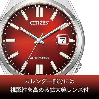 シチズン 赤文字盤 時計 交換用ストラップ付き シチズン 赤文字盤 時計 交換用ストラップ付き シチズン 赤文字