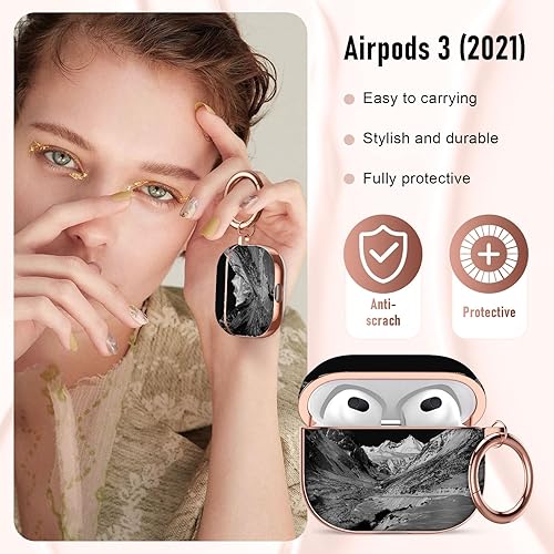 Vista 191 de Maxjoy for AirPods 2nd Generation Case, Unique Design Hard Protective Shockproof Airpods Case Cover with Keychain Compatible with Apple AirPods Sea