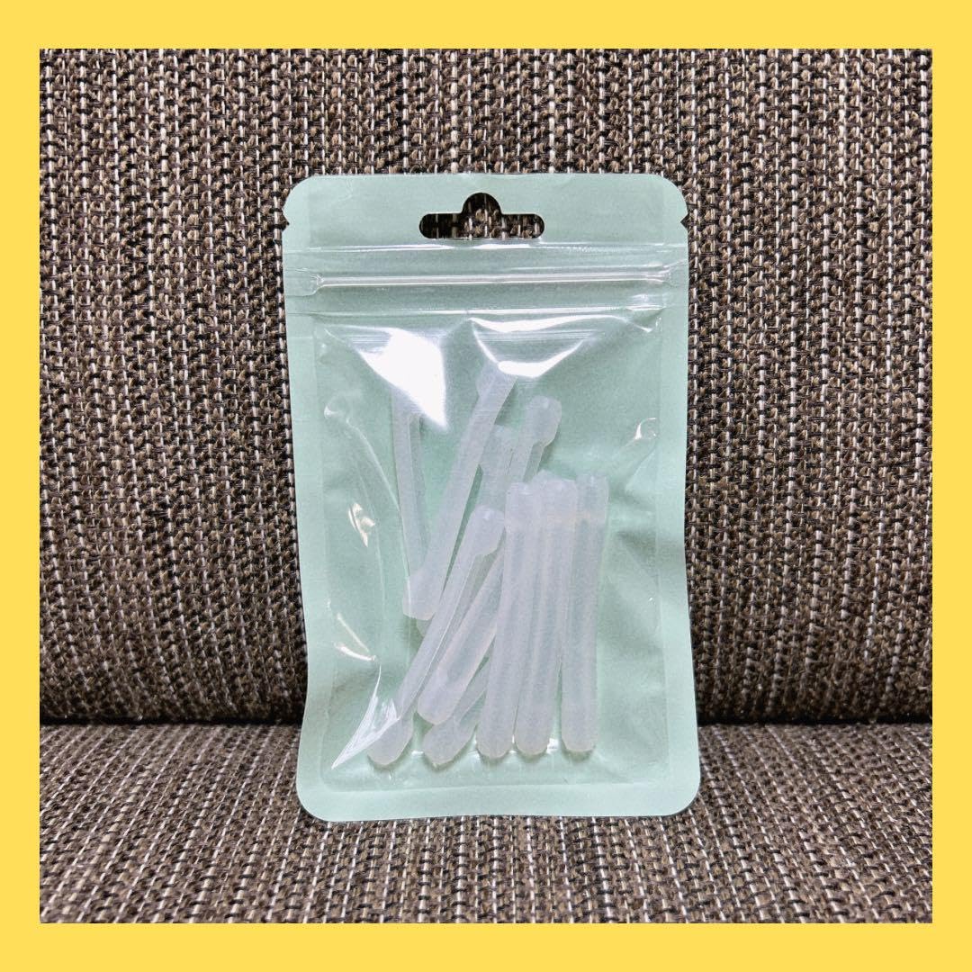 Amazon.co.jp: メガネ ずれ落ち防止 めがね すべりどめ スリーブ 軟質