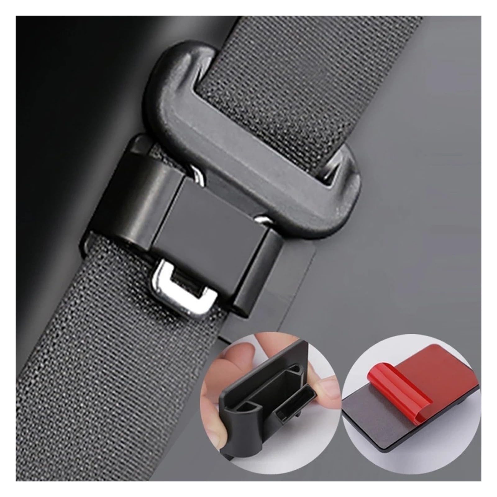 Hebilla limitadora de cinturón de seguridad para coche, tapón antideslizante, soporte de clip fijo estabilizador
