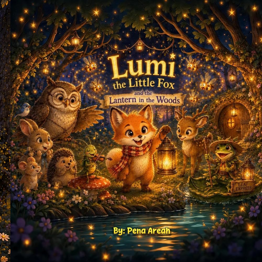 Lumi the Little Fox and the Lantern in the Woods