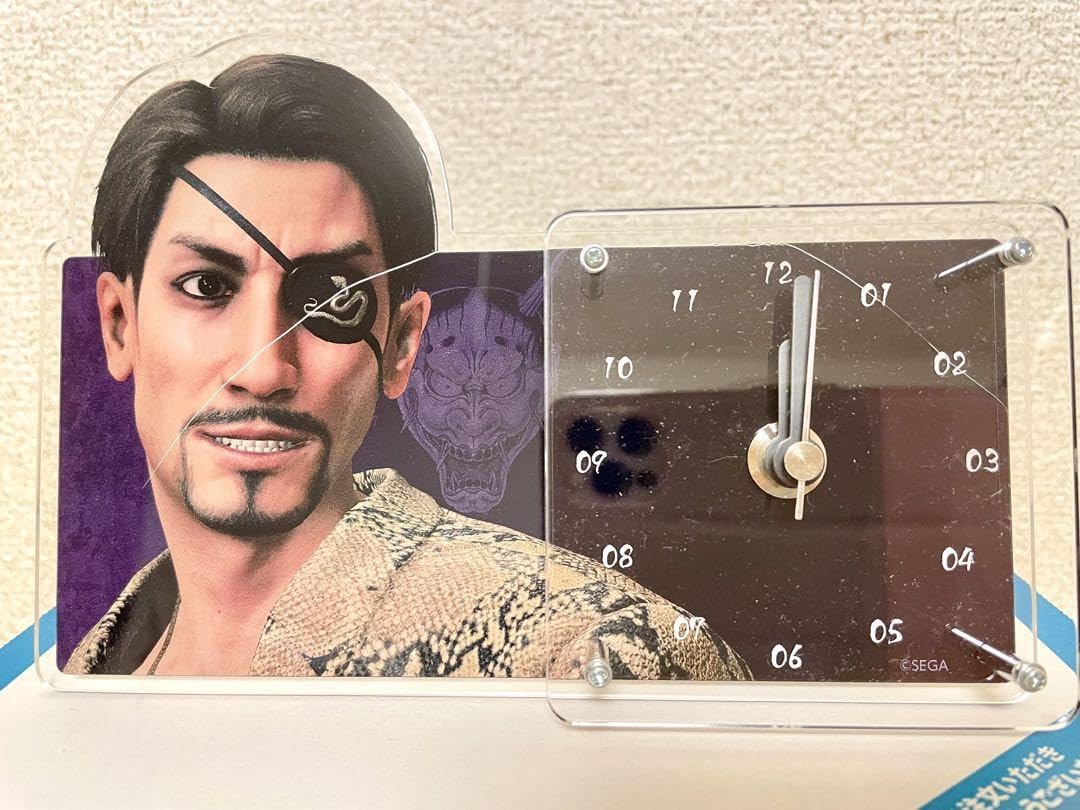 龍が如く 真島吾朗 アクリル置時計 真島吾朗 龍が如く アクリル置時計