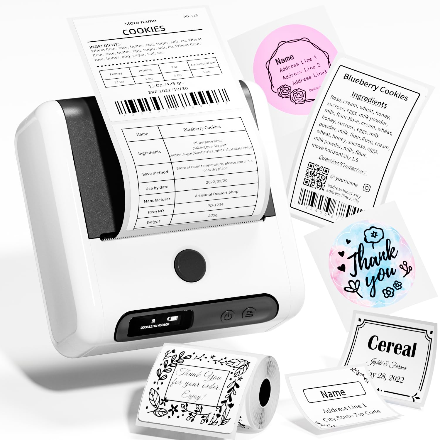 Amazon.com : Memoking M200 Label Maker Machine with Tape 3 Rolls