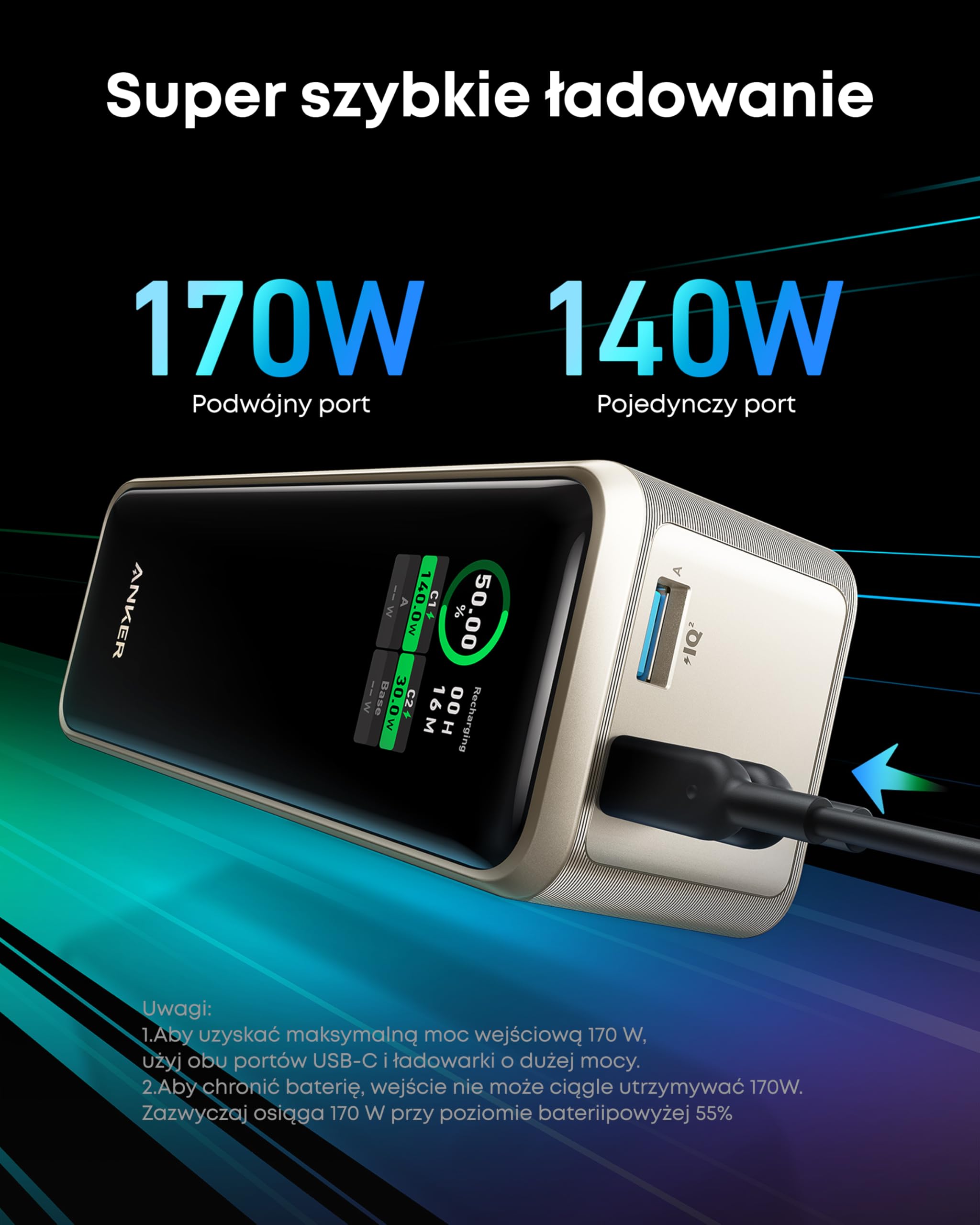 anker prime power bank 27650mah シルバー Anker Prime Power Bank