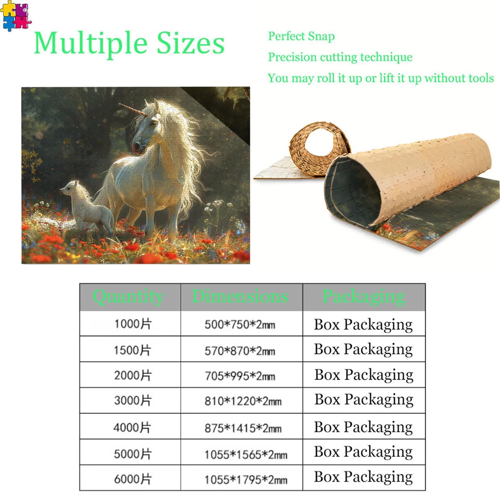 Puzzle 6000 elementów, las koń puzzle 6000 elementów dorośli i dzieci, premium artystyczna łamigłówka, 179,5 x 105,5 cm klasyczna gra puzzle dla dorosłych, dekoracja domu, prezent dla mężczyzn s7h-754