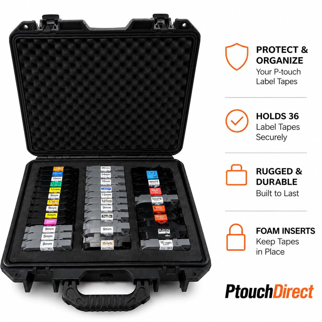 Amazon.com : Protective Custom Label Tape Carrying Case for TZe P