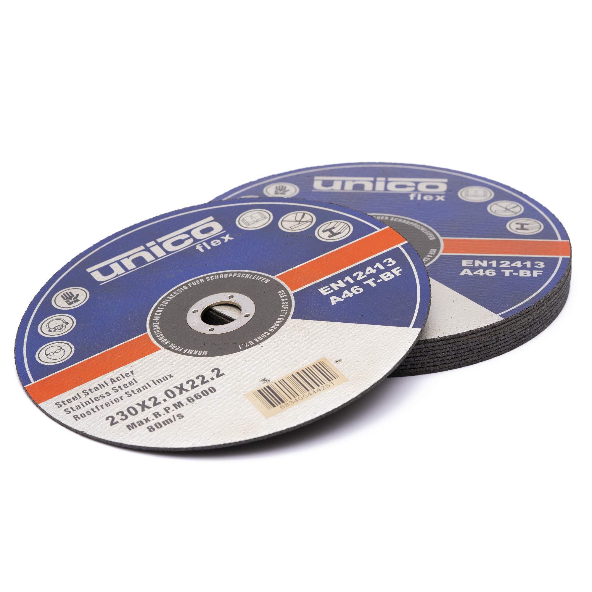 IPOTOOLS Disque à tronçonner 230 métal acier inoxydable 230 mm x 2,0 mm pour métal acier inoxydable