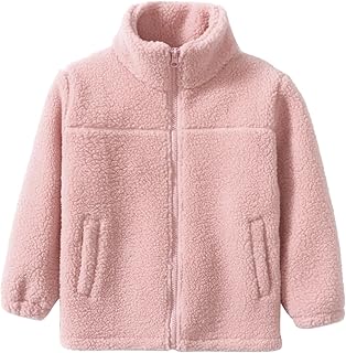 Niños Niñas Manga Larga Invierno Color sólido cálido Outwear Espesar Chaqueta Abrigo festivo Chaquetas para Niños
