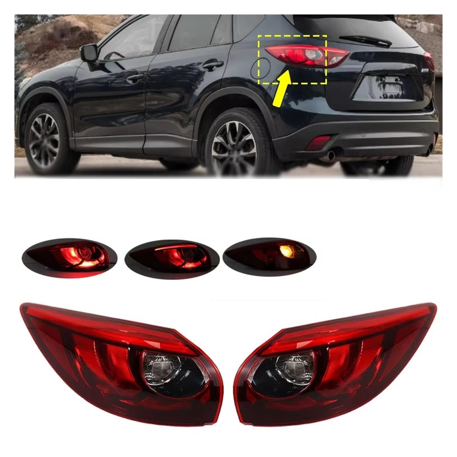 cx5 テールランプ Amazon | テールライト 車用 LED テールライト リバースランプ
