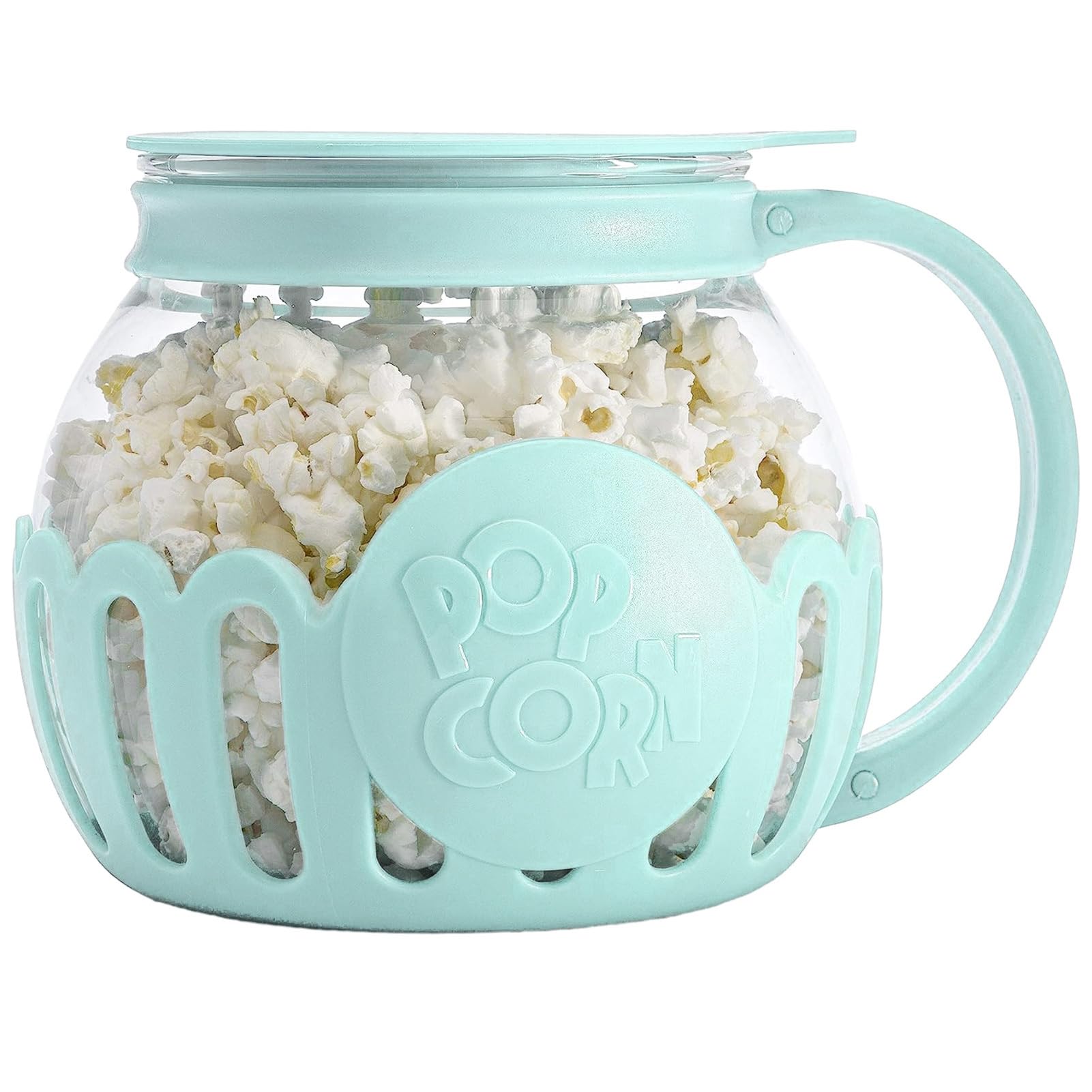 Máquina para hacer palomitas de maíz, olla para microondas, palomitas de maíz de aire, para microondas, microondas, palomitas de maíz, de cristal premium, sin BPA, apta para lavavajillas