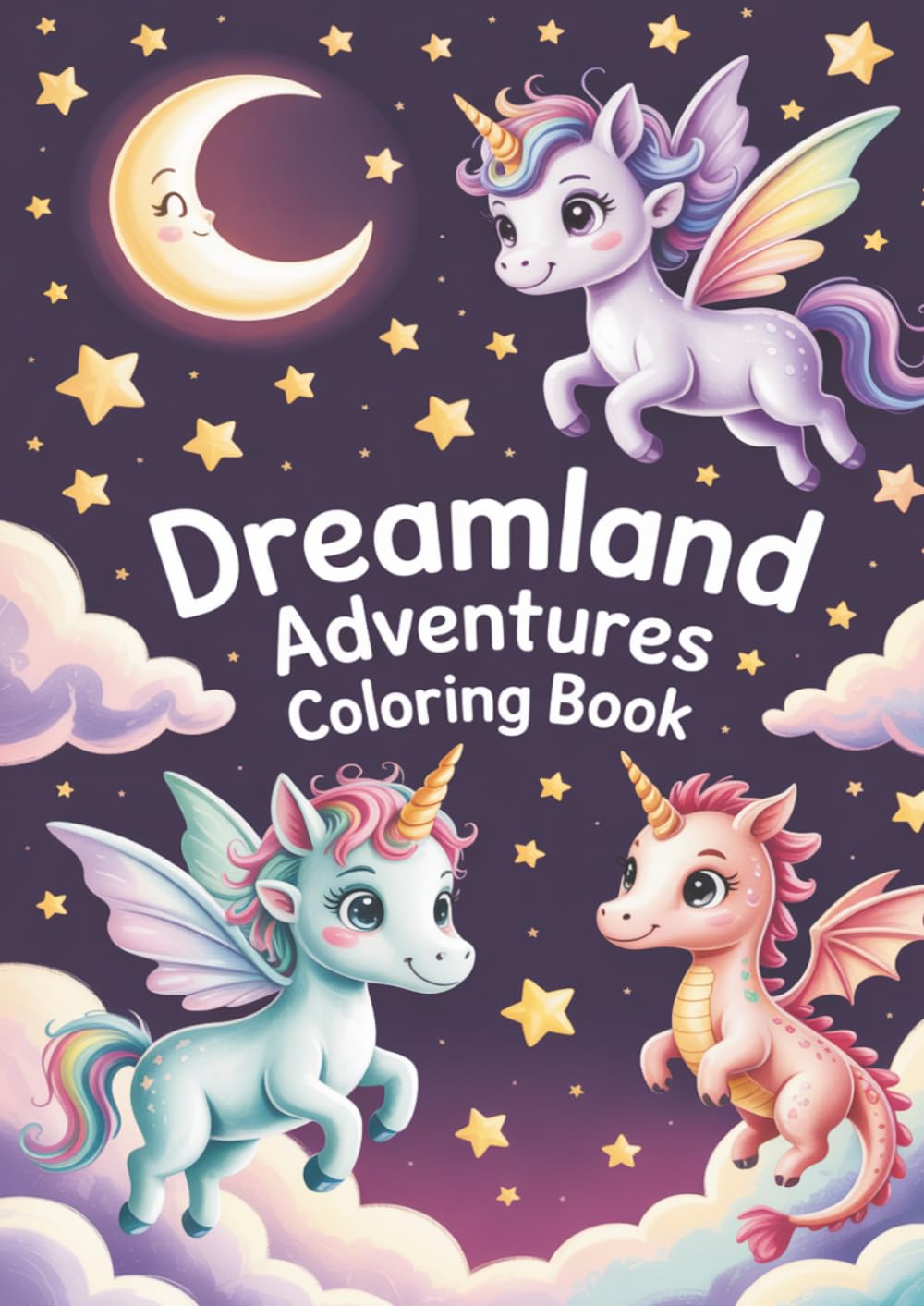 Dreamland Adventures Coloring Book: A Calm and Magical Journey for Kids Ages 4–8 (Magical Friends Coloring Book)