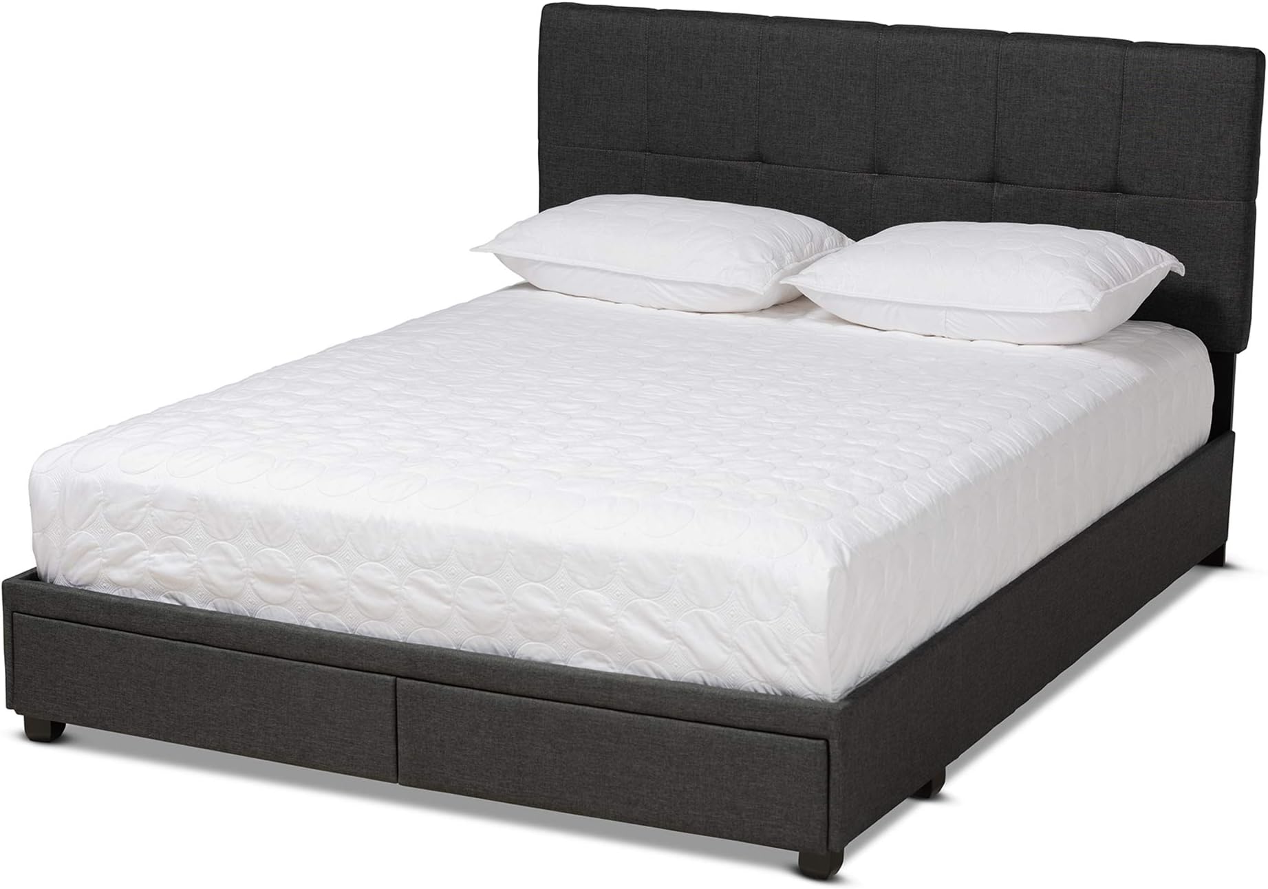 Platform, Queen, Dark Grey/Black