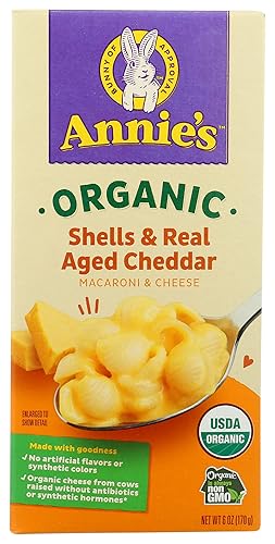Vista 19 de Annie's Homegrown Conchas orgánicas de Annie y macarrones y queso cheddar blanco de Annie, 6 oz.