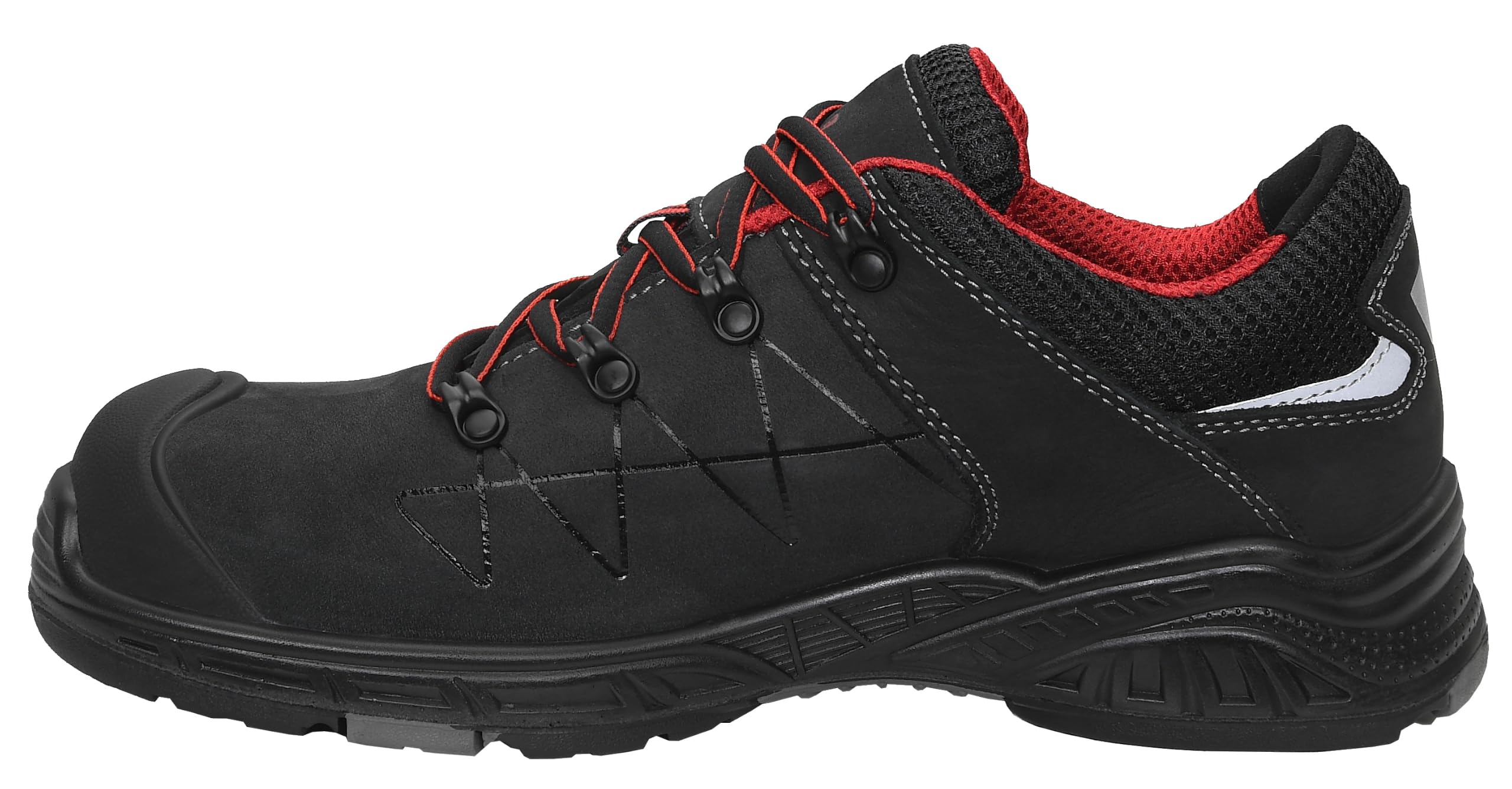 ELTEN Jori jo_Max Low S3S, buty ochronne dla kobiet i mężczyzn, skóra/tkanina, nosek z tworzywa sztucznego (lżejszy niż stalowy nosek), lekkie, klasyczne