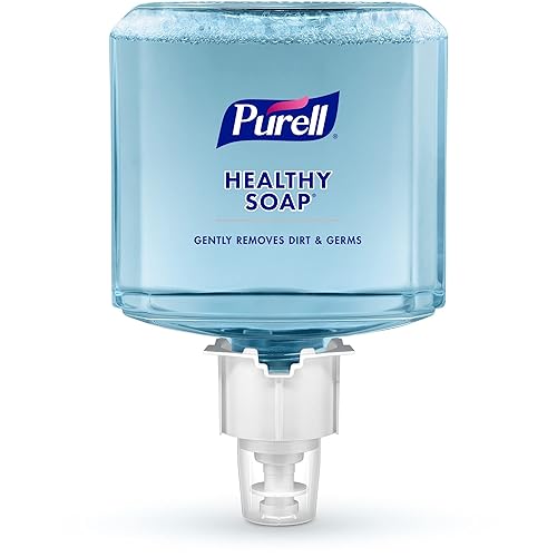 PURELL Jabón de espuma de marca Healthy, aroma fresco, repuesto de 40.6 fl oz para dispensador automático de jabón PURELL ES6 (paquete de 2) -