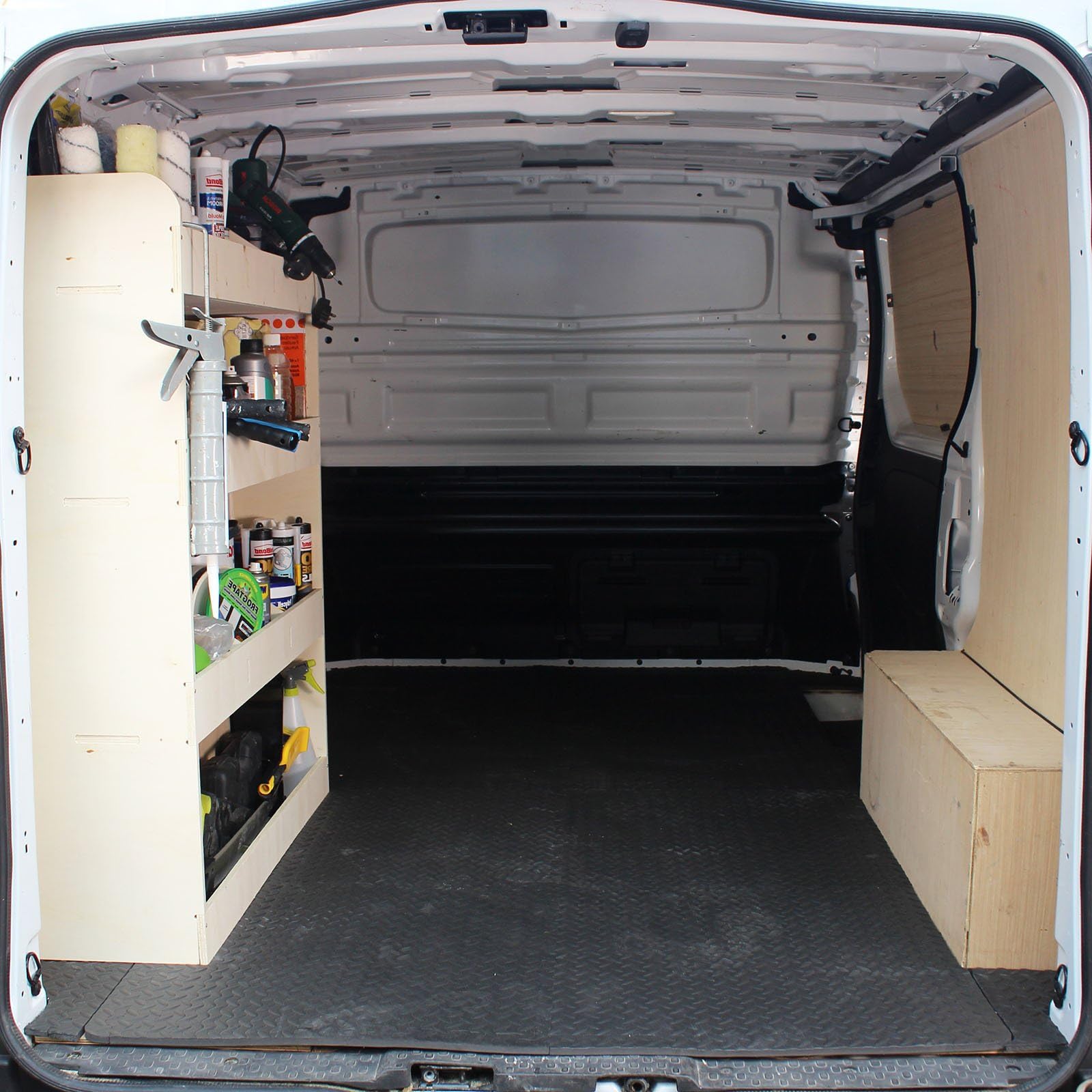 VANIFY - Scaffali per Furgone Renault TRAFIC L1 2015+ Estantería trasera para El lado del Conductor