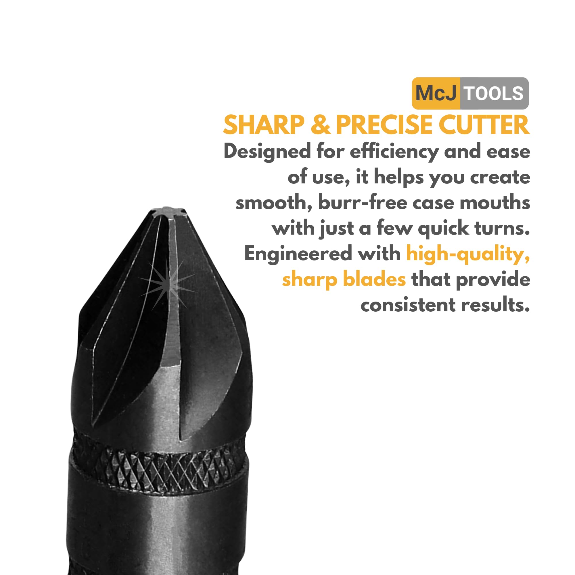 McJ Tools Reloading Chamfer Deburr Tool -5