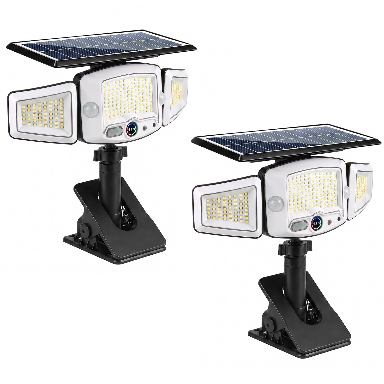 Lampada solare per esterni con sensore di movimento, montaggio a