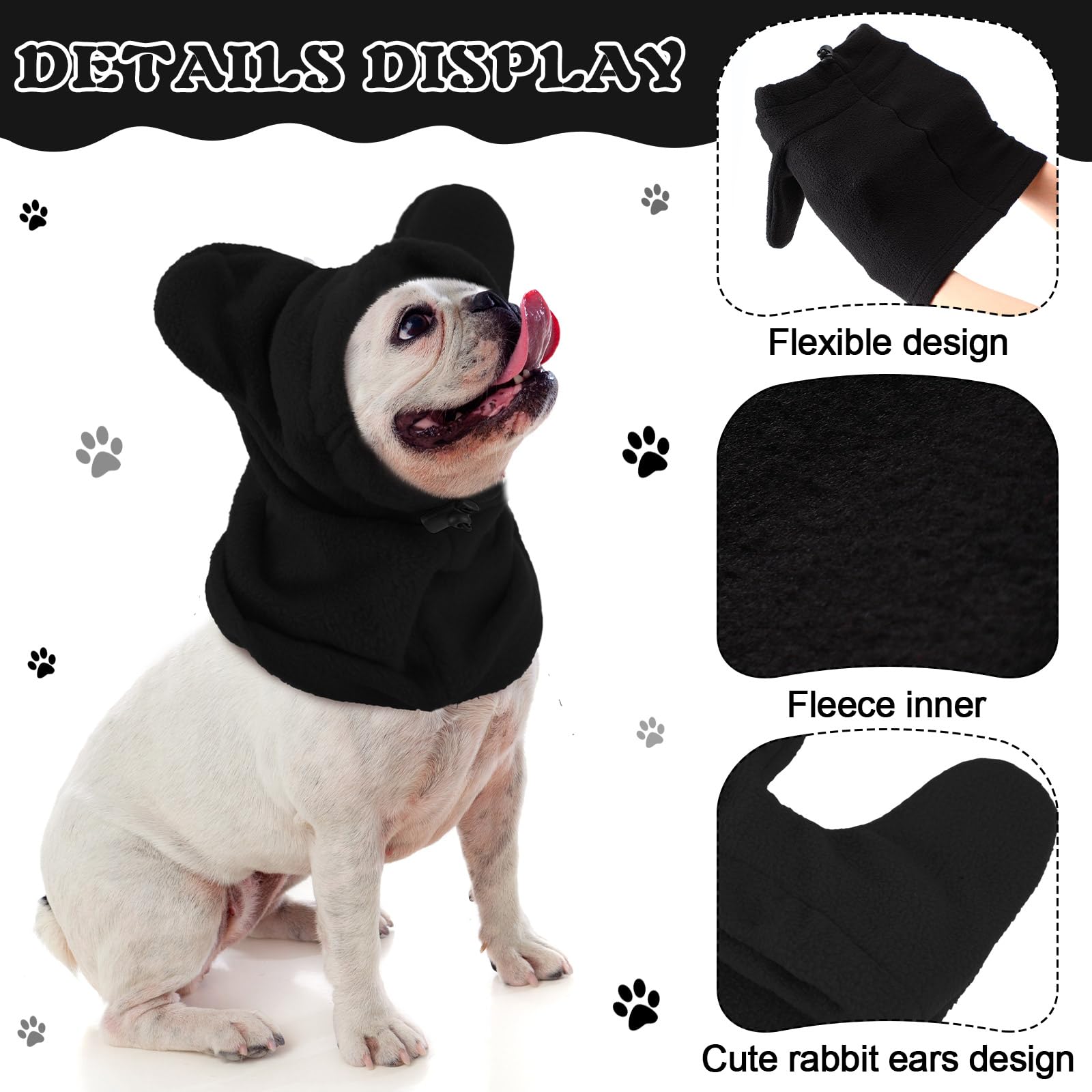 Amazon.com : Clysee Winter Dog Hats Quiet Ears for Dogs Ear Muffs 