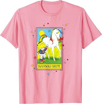 Rainbow Brite & Starlite Vintage Colorful Tarot Card T-Shirt