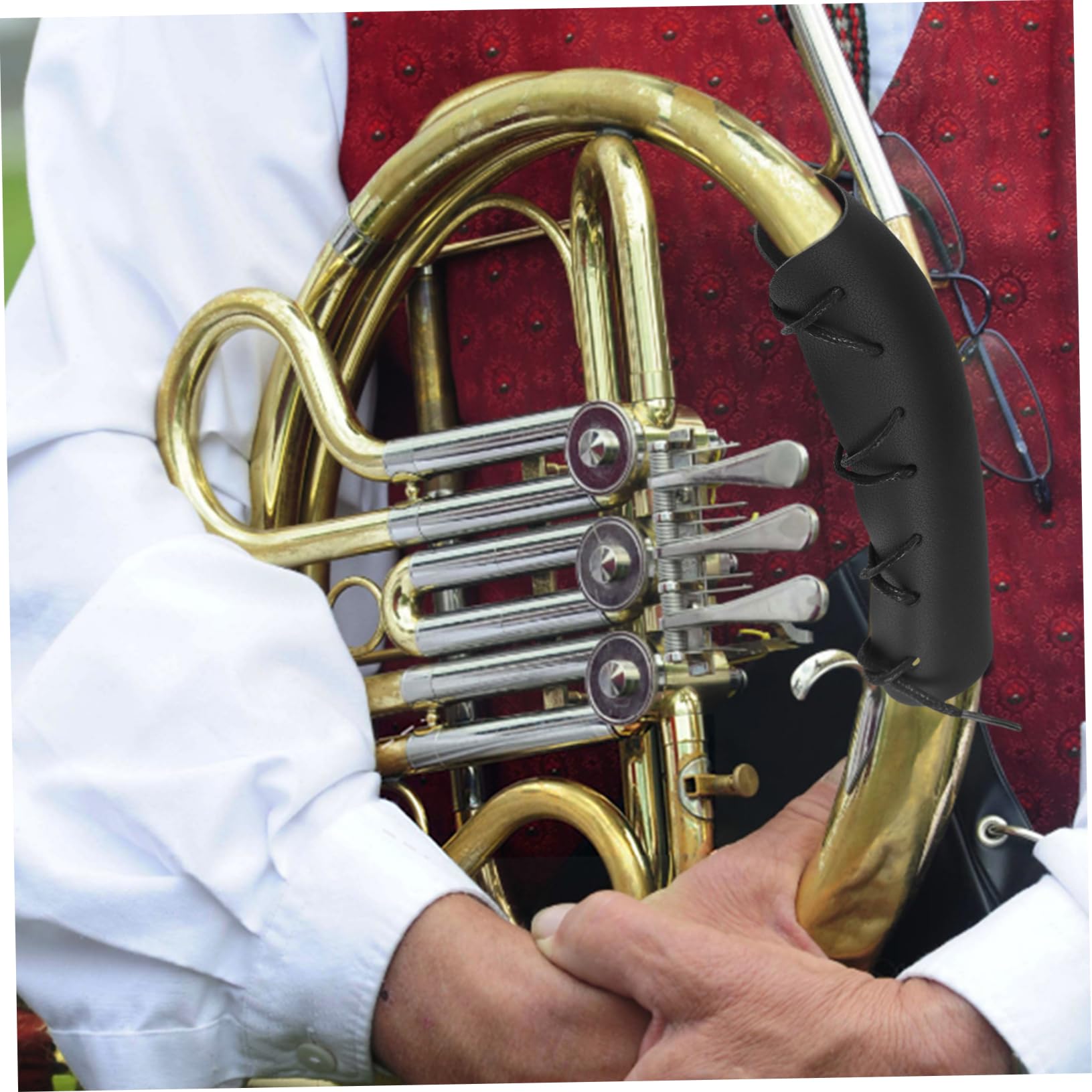 GOOHOCHY Sturdy French Horn Guard with Non-skid Grip Comfortable for Daily Use Protective Case