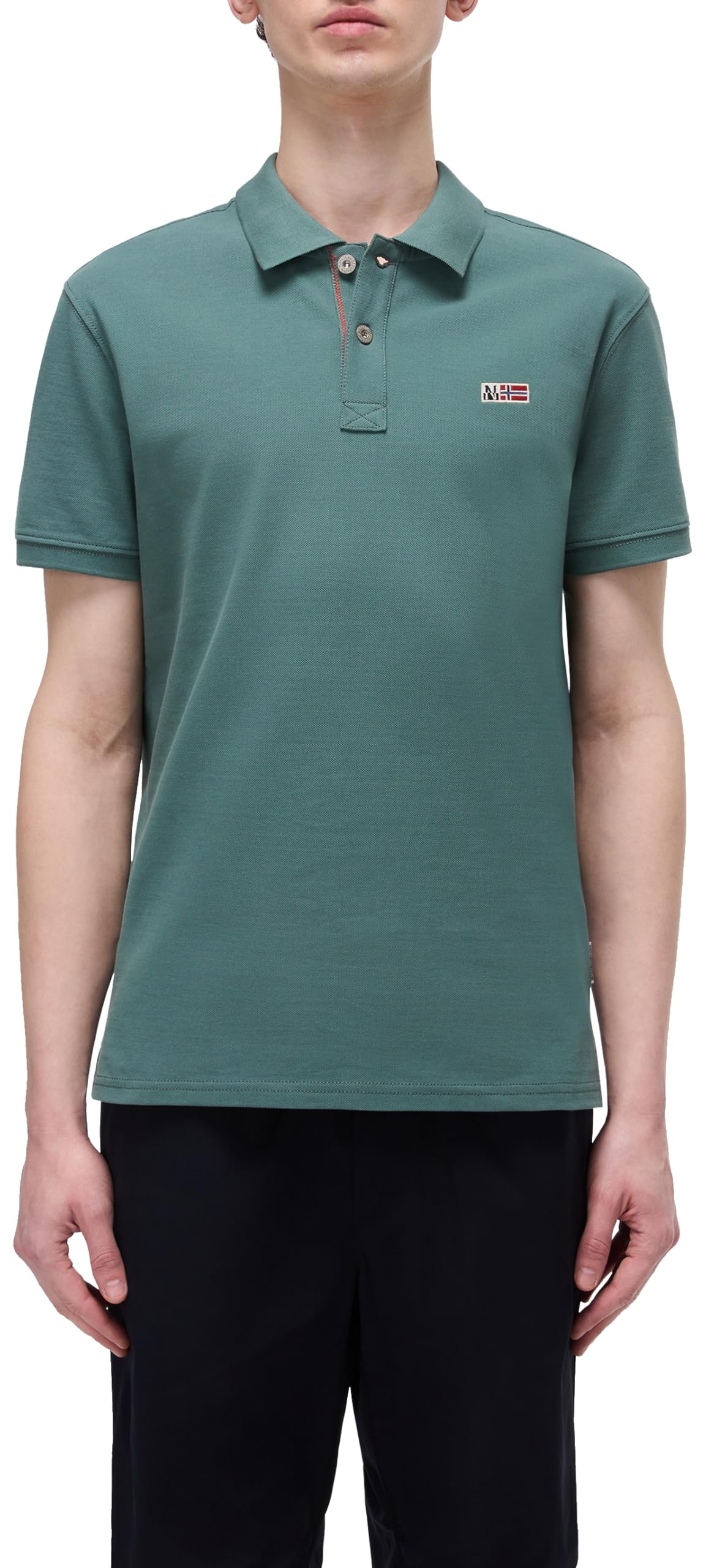 Napapijri Eruggy Short Sleeve Polo Shirt Green