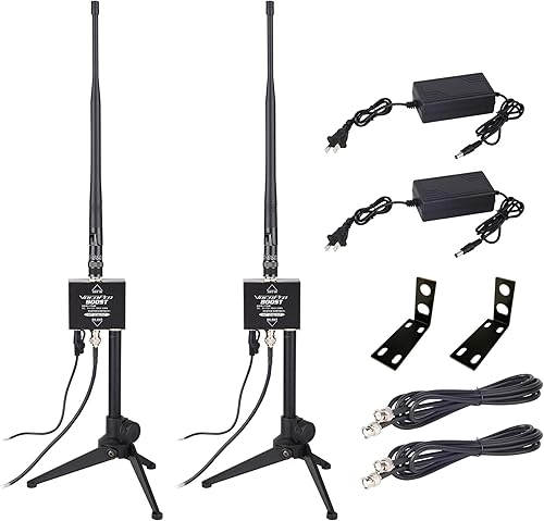 VocoPro Kit de extensión de antena de micrófono inalámbrico dual